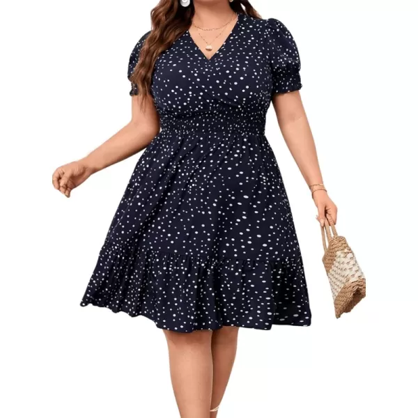 Navy Dots