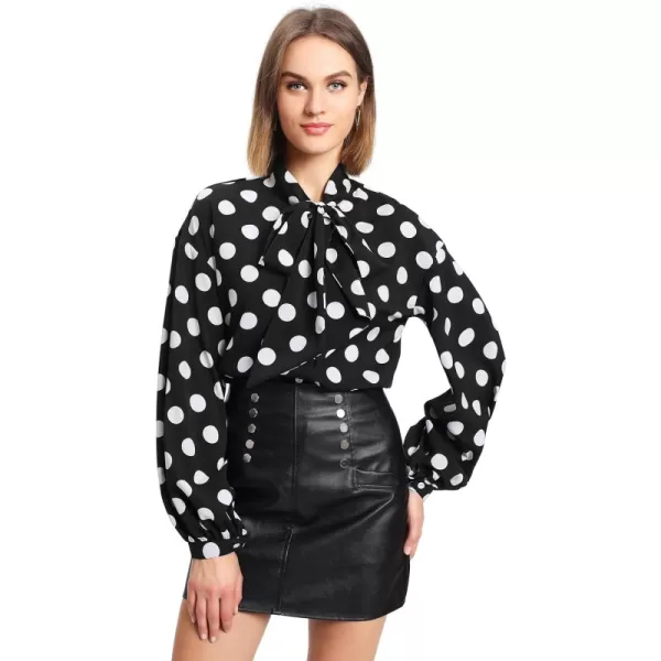Black Polka Dot
