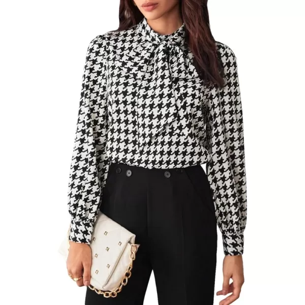 Black White Houndstooth