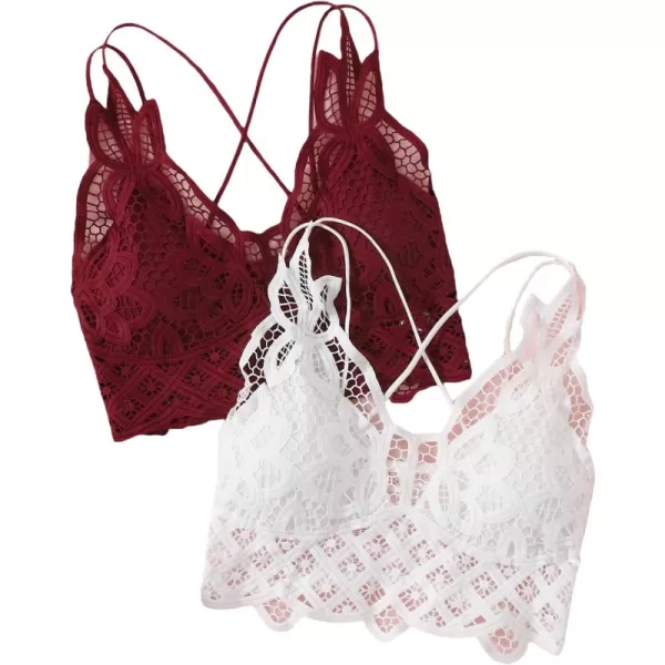 Maroon White