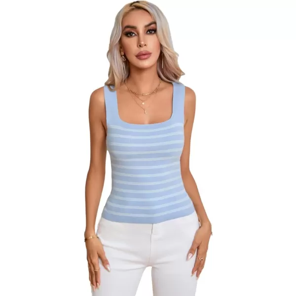 Blue and White