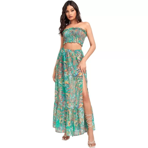 Green Floral