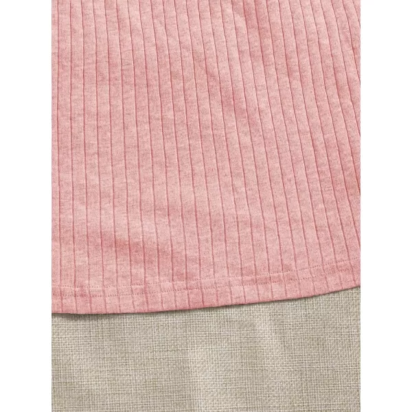 Floerns Women's 3 Pieces Basic Sleeveless Rib Knit Spaghetti Strap Crop Cami Top