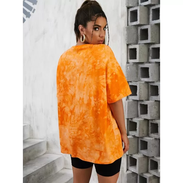 Floerns Women's Casual Graphic Print Short Sleeve Loose T Shirt Top