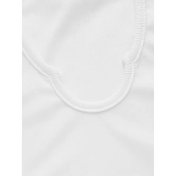 Floerns Women's Casual Scoop Neck Vest Rib Knit Sleeveless Crop Tank Top