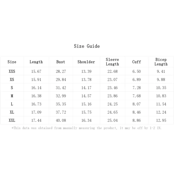 Floerns Women's Solid Long Sleeve Slim Fit Crewneck Basic Crop Tops Tee