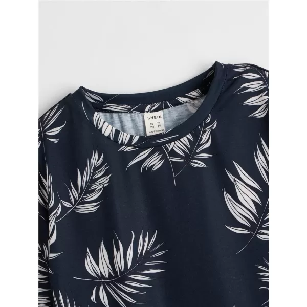 Floerns Boys Graphic Print Short Sleeve Tee Crew Neck Reflective Casual T Shirt