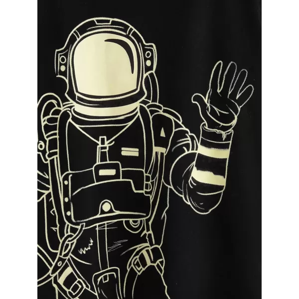 Floerns Boys Graphic Print Short Sleeve Tee Crew Neck Reflective Casual T Shirt