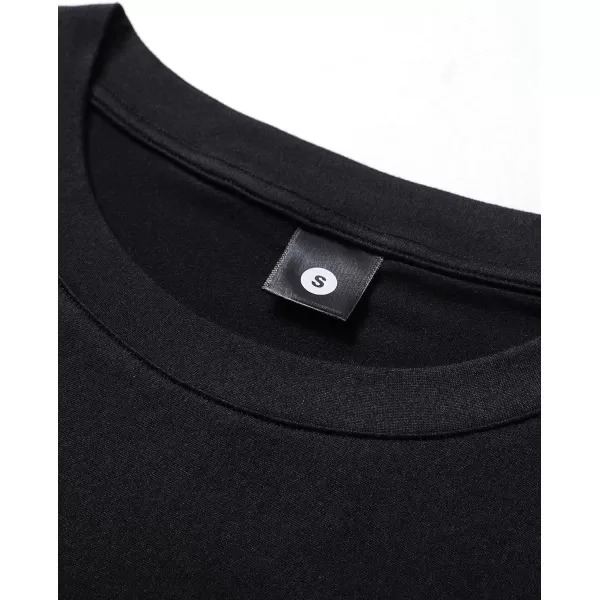 Floerns Men's Casual Color Block Letter Graphic Print Short Sleeve T Shirt Tops