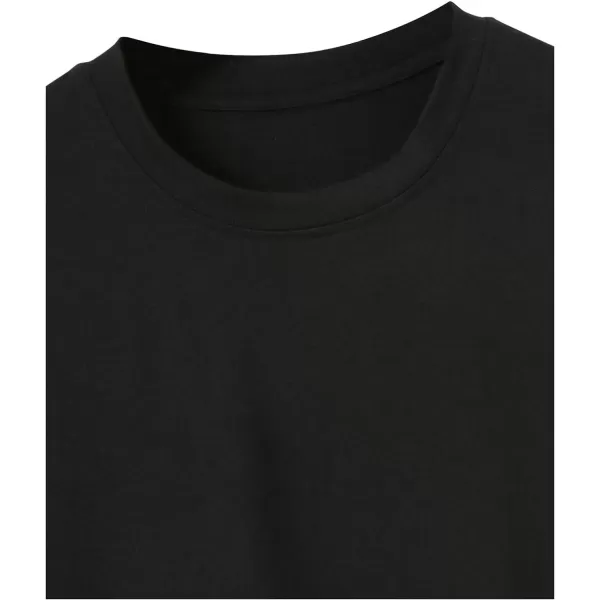 Floerns Men's Graphic Print Tshirt Letter Print Crewneck Casual Tee Shirt