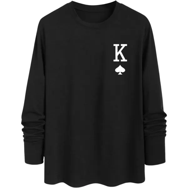 Floerns Men's Graphic Print Tshirt Letter Print Crewneck Casual Tee Shirt