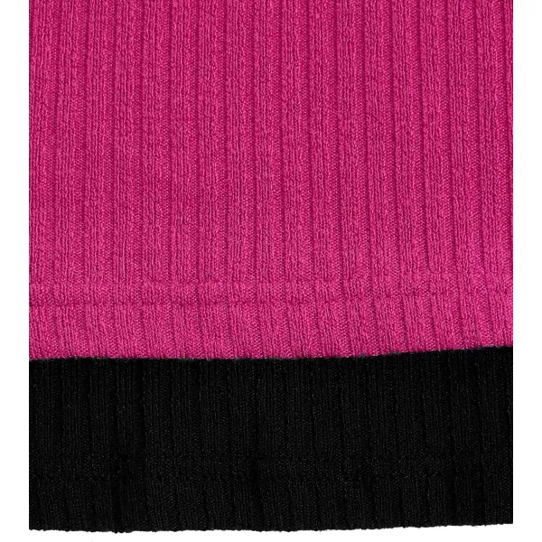 Floerns Women's 2 Piece Sleeveless Rib Knit Round Neck Camisole Tank Top
