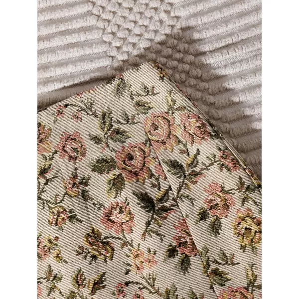 Floerns Women's Boho Floral Jacquard High Waist Split Hem Short Mini Skirt