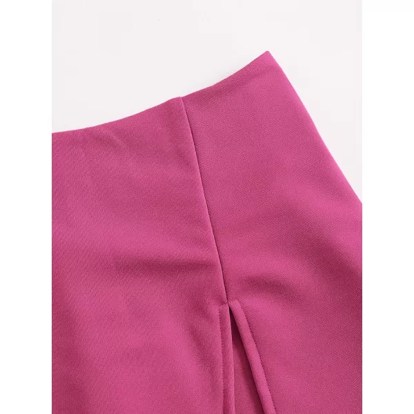 Floerns Women's Casual Asymmetrical High Waisted Bodycon Pencil Skirt Shorts