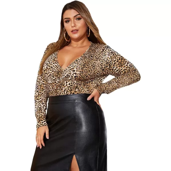 Floerns Women's Faux Leather Bodycon Split Mini Skirt