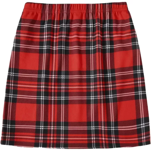 Floerns Women's Plaid High Waist Bodycon Split Mini Skirt