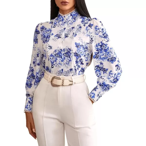 Blue and White