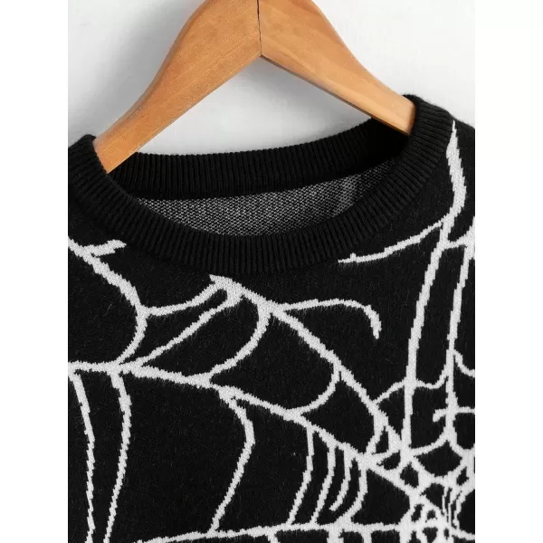 Floerns Boy's Graphic Print Long Sleeve Round Neck Winter Sweater Pullovers