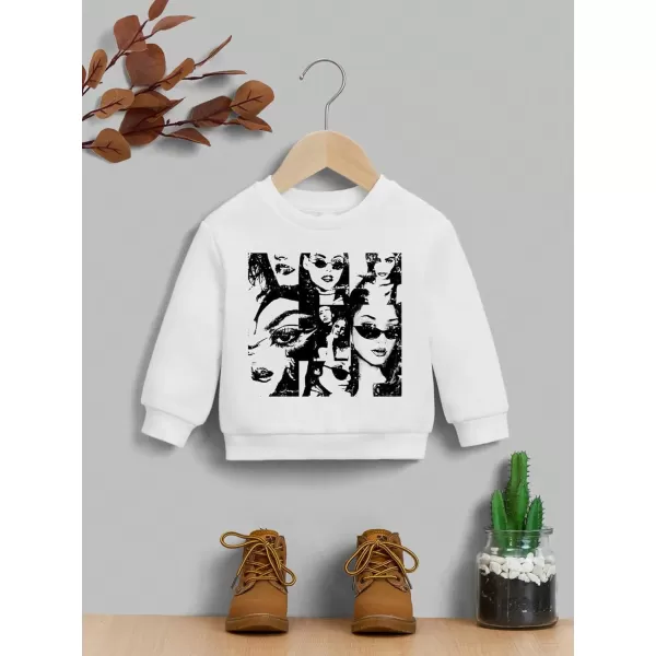 Floerns Girl's Long Sleeve Thermal Lined Crewneck Sweatshirt Pullover 4-7 Years