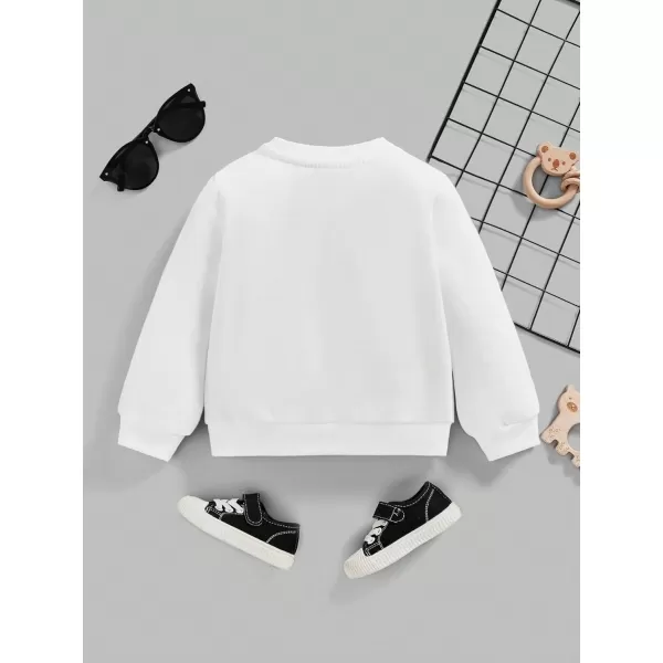 Floerns Girl's Long Sleeve Thermal Lined Crewneck Sweatshirt Pullover 4-7 Years