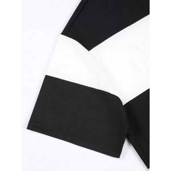 Floerns Men's Color Block Short Sleeve Tshirt Casual Crew Neck Tee Shirt