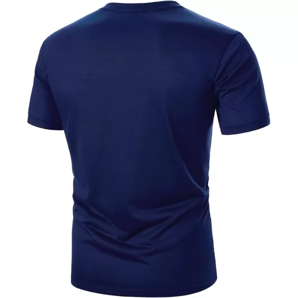 Floerns Men's Color Block Short Sleeve Tshirt Casual Crew Neck Tee Shirt