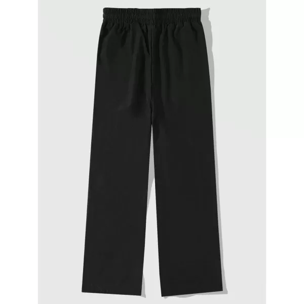 Floerns Men's Graphic Print Drawstring Waist Straight Leg Workout Sweatpants