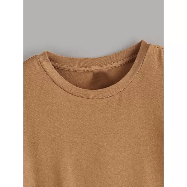 Floerns Toddler Boys 3 Pcs Casual Crewneck T Shirt Short Sleeve Solid Tee Shirt Top