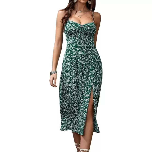 Green Ditsy Floral
