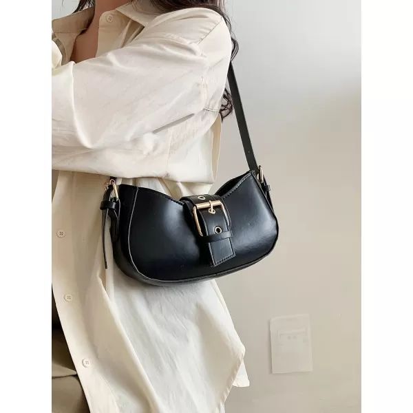 Floerns Women's Shoulder Bag Y2k Hobo Handbag Crossbody Bag Clutch Tote Handbag