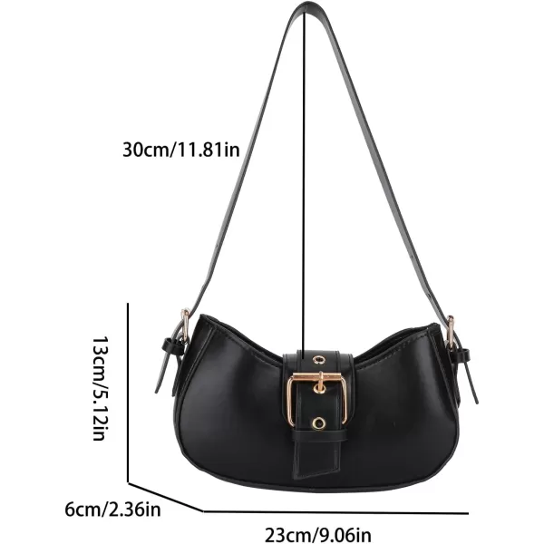 Floerns Women's Shoulder Bag Y2k Hobo Handbag Crossbody Bag Clutch Tote Handbag