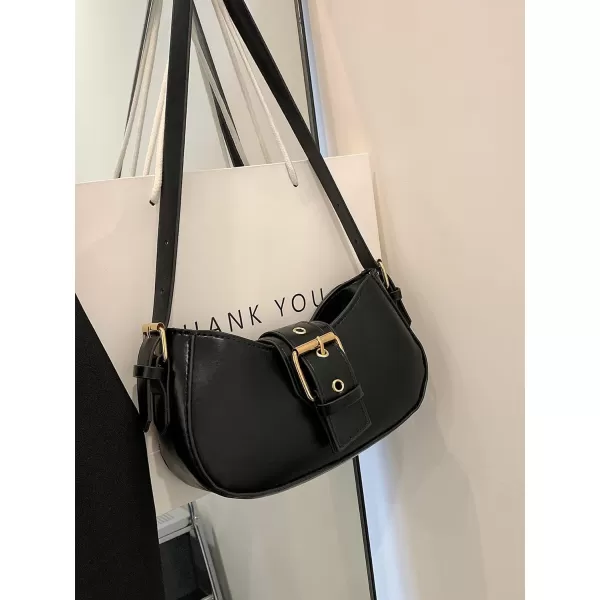 Floerns Women's Shoulder Bag Y2k Hobo Handbag Crossbody Bag Clutch Tote Handbag