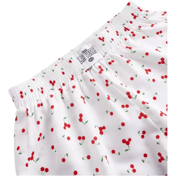 Floerns Women's Plaid Print Elastic High Waist Wide Leg Casual Shorts