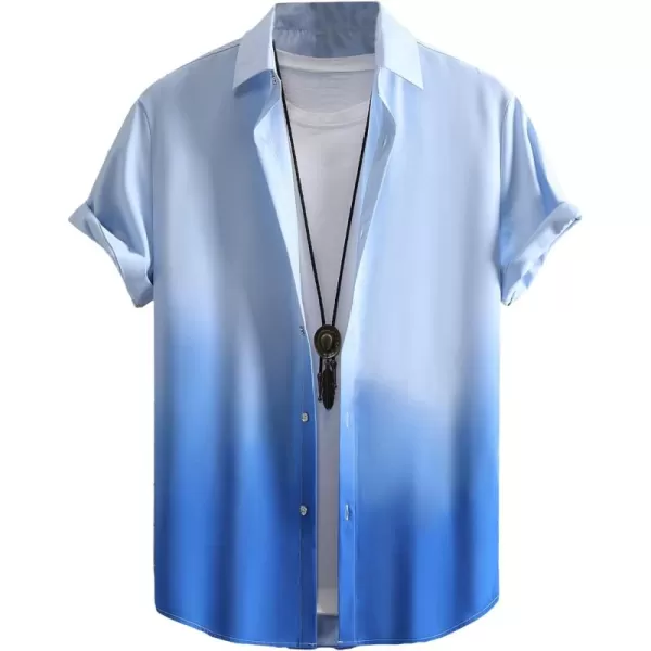 Blue White Ombre