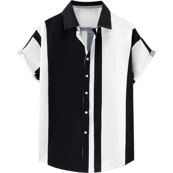 Black White Patched