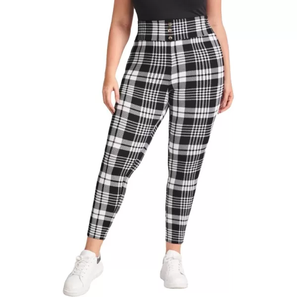Black White Tartan