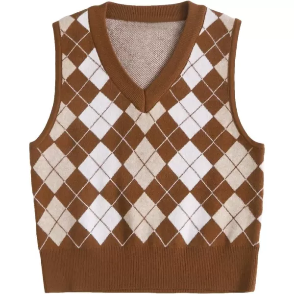Brown and White