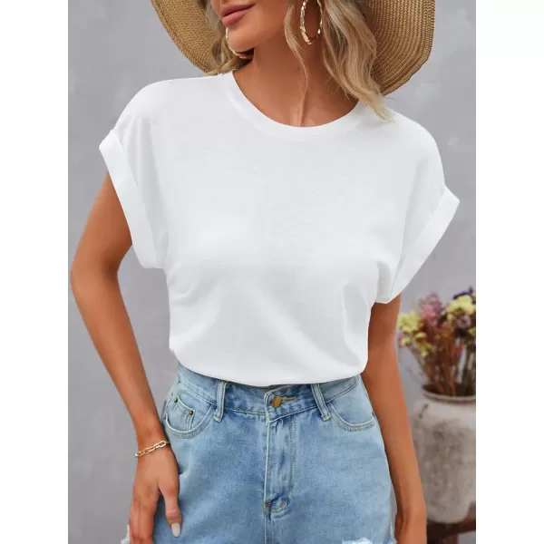 Floerns Women's Short Sleeve Business Casual Tops Graphic Print Office Work Blouse Tops