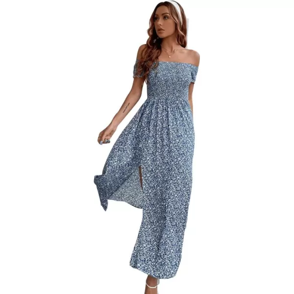 Blue Floral Multi