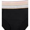 imageFloerns Womens Boho Two Piece High Waist Bathing Suit Bandeau SwimsuitBlack Ink