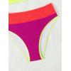 imageFloerns Womens Boho Two Piece High Waist Bathing Suit Bandeau SwimsuitPink Multi