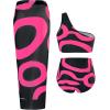 imageFloerns Womens Plus Size 3 Piece Bathing Suit One Shoulder Bikini Set with Cover UpPink