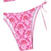 imageFloerns Womens Solid Halter Tie Side Bikini Set Two Piece Bathing SuitPink Flower