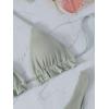 imageFloerns Womens Floral Frill Trim Underwire High Cut Two Piece Bikini SwimsuitLight Grey