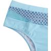imageFloerns Womens Plus Size Bathing Suit Fishnet High Waist Bikini Set Rave OutfitSky Blue