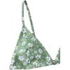 imageFloerns Womens Two Piece Bathing Suit Floral Print Triangle Bikini SwimsuitGreen