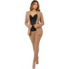 imageFloerns Womens 2 Piece Outfit Open Front Blazer Jacket with Leggings Set Business SuitKhaki