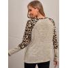 imageFloerns Womens Maternity Striped Print Long Sleeve Rib Knit Casual Tee ShirtBrown N