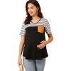 Black White Striped