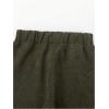 imageFloerns Boys Casual Elastic Waist Tapered Trousers Long Corduroy PantsArmy Green